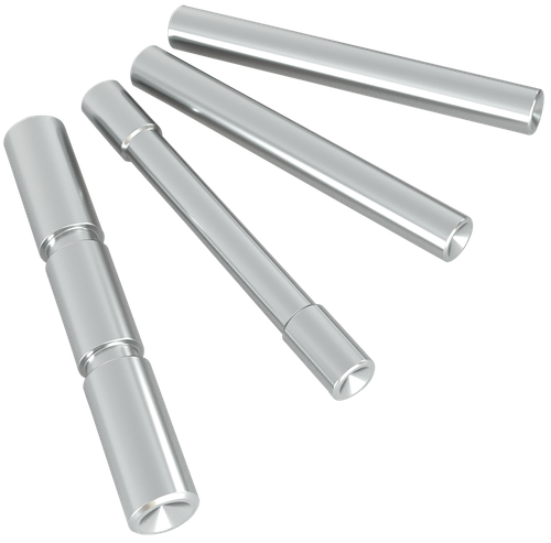 Cross Armory CRG4PSSV 4 Pin Set  Silver 4140 Steel for Most Glock Gen4