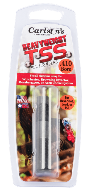 Carlson's Choke Tubes 38030 TSS Turkey  Invector Stevens 301 410 Gauge Turkey 1.5" Flush Steel