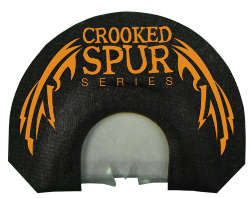 Foxpro CSMOUTHBL Crooked Spur V-Cut Diaphragm Call Attracts Turkeys, 3.5 Prophylactic Reeds,