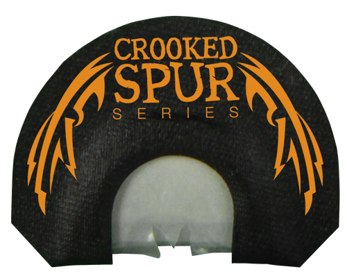 Foxpro CSMOUTHBL Crooked Spur V-Cut Diaphragm Call Attracts Turkeys, 3.5 Prophylactic Reeds,