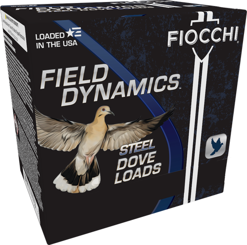 Fiocchi 12DLS187 Field Dynamics Dove & Quail 12Gauge 2.75" 1 1/8oz 7Shot 25 Per Box/10 Case