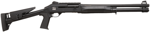 Chiappa Firearms 930.386 601 DPS Full Size Frame 12 Gauge Semi-Auto 3" 5+1 18.50" Black Steel Barrel, Black Picatinny Rail Aluminum Receiver, Black Fixed Synthetic Stock, Black Rubber Grip