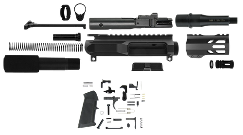 TacFire  AR Build Kit  9mm Luger 4.50" Barrel Black for AR Platform