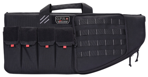 GPS Bags T30ARB Tactical AR Case 30" Black 1000D Nylon with Mag & Storage Pockets, Lockable Zippers, External Handgun Pocket & DuPont Teflon Coating