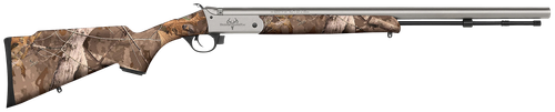 Traditions R721108432 Buckstalker XT 50 Cal 209 Primer 24", Stainless Cerakote Barrel/Rec, Next Wyld Camo Synthetic Stock