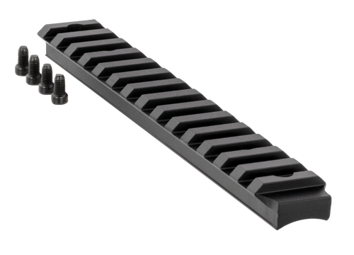 Ruger 90672 Picatinny Rail  Black Anodized Aluminum Fits Ruger American Rifle Long Action