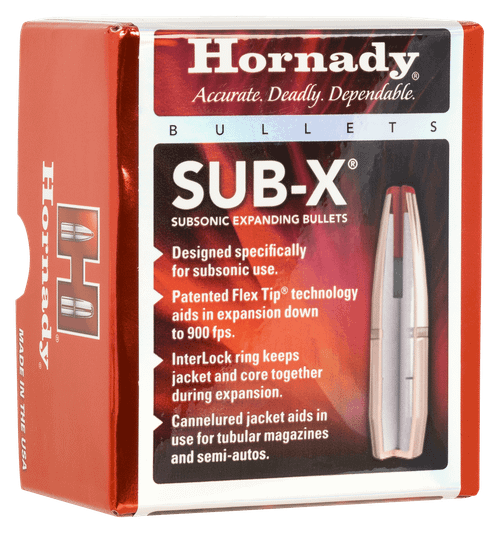 Hornady 3148 Sub-X  7.62x39mm 255 gr 100 Per Box/ 15 Case