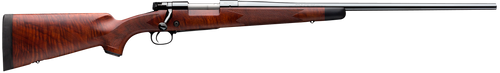 Winchester Repeating Arms 535203212 Model 70 Super Grade 243 Win Caliber with 5+1 Capacity, 22" Barrel, High Polished Blued Metal Finish & Satin Fancy Walnut Stock Right Hand (Full Size)