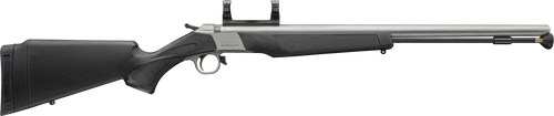 CVA PR2117SM Wolf V2 50 Cal 209 Primer 24" Matte Stainless Steel Barrel, Stainless Steel Receiver w/DuraSight Rail, Fixed Black Synthetic Stock
