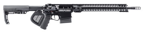 Patriot Ordnance Factory 01666 Revolution *CA Compliant 308 Win,7.62x51mm NATO 16.50" 10+1 Black Hard Coat Anodized Rec Black Polymer 6 Position MFT BMS Minimalist Stock Black Polymer Grip