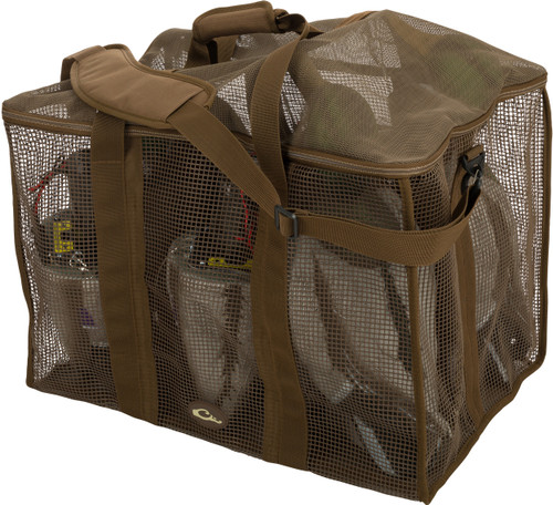 Drake Waterfowl DA370006M Decoy Bag Floater 6 Slot Motion Brown Vinyl-Coated Mesh