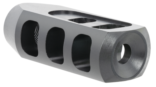 TacFire  Tanker Muzzle Brake  Black Oxide Steel with 5/8"-24 tpi Threads 2.76" OAL 1.37" Diameter for 308 Win