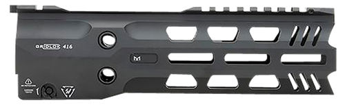Strike Industries GRIDLOK-416-FD-9 GridLok Full Duty With Quick Detach System 9"L 1.57"D M-LOK Black Aluminum for HK 416, HK MR556, M27 IAR