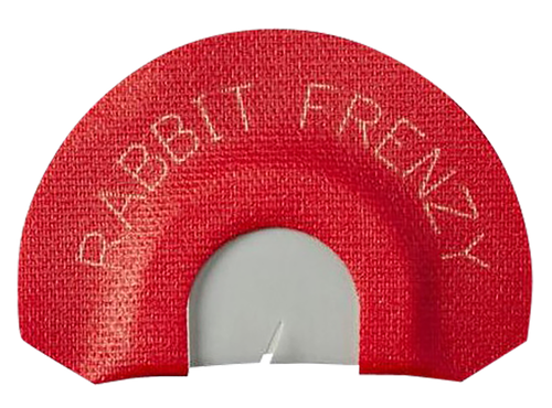 Johnny Stewart Wildlife Calls JSDIA6 Rabbit Frenzy  Diaphragm Call Double Reed Rabbit Sounds Attracts Predator Species Red 45 Degree Cut