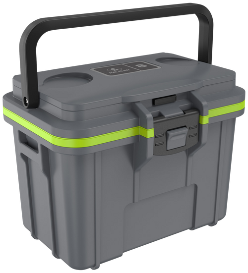 PELICAN 8Q-1-DKGRYEGRN 8QT ELITE COOLER GRY/GRN