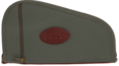 Boyt Harness PP41OD Heart-Shaped Pistol Case OD Green Canvas Holds Handgun