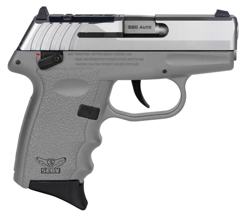 SCCY Industries CPX4TTSGRDRG3 CPX-4 RD 380 ACP 10+1 2.96" Sniper Gray Polymer/Serrated Stainless Steel Slide/Finger Grooved Sniper Gray Polymer Grip