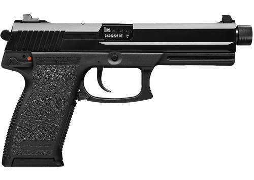 HK 81000078 Mark 23  45 ACP 12+1 5.87" Black Steel Threaded Barrel, Serrated Steel Slide, Polymer Frame, Black Polymer Grip, Ambidextrous