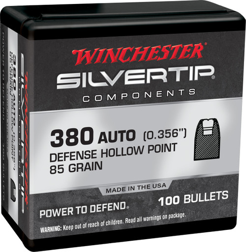 Winchester Ammo WB380ST85X Silvertip  380ACP 85gr 100 Per Box/10 Case