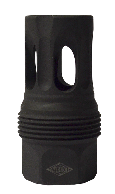 Yankee Hill 444524B sRx Q.D. Flash Hider Short Black Phosphate Steel with 11/16"-24 tpi for sRx Adapters