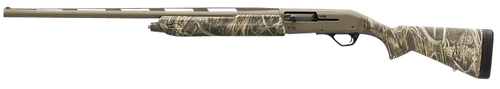 Winchester Repeating Arms 511312291 SX4 Hybrid Hunter 12 Gauge 3.5" 4+1 2.75" 26", FDE Cerakote Barrel/Rec, Realtree Max-7 Furniture, TruGlo Fiber Optic Sight Left Hand