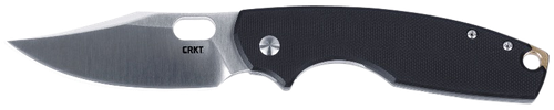 CRKT 5321 Pilar IV 3.09" Folding Plain Satin D2 Steel Blade/Black/SS G10/SS Handle Includes Pocket Clip
