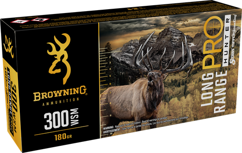 Browning Ammo B192530002 Long Range Pro  300WSM 180gr 20 Per Box/10 Case