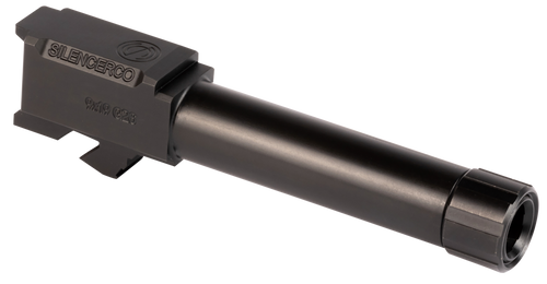 SilencerCo AC1329 Glock  9mm Luger 3.70" Threaded Black Nitride Stainless Steel, Fits Glock 26 Gen1-5
