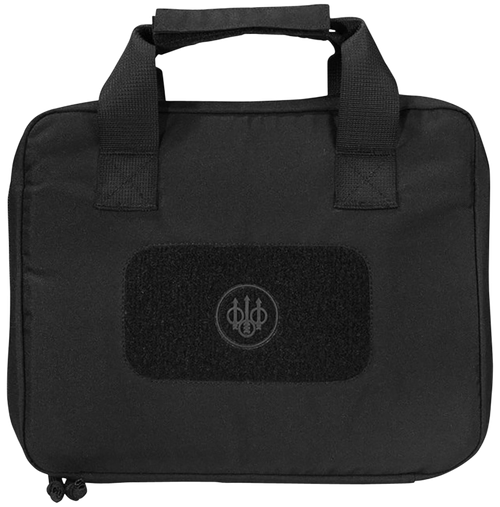 Beretta USA FO471001890999UNI Pistol Case  Black 600D Polyester Holds 1 Handgun