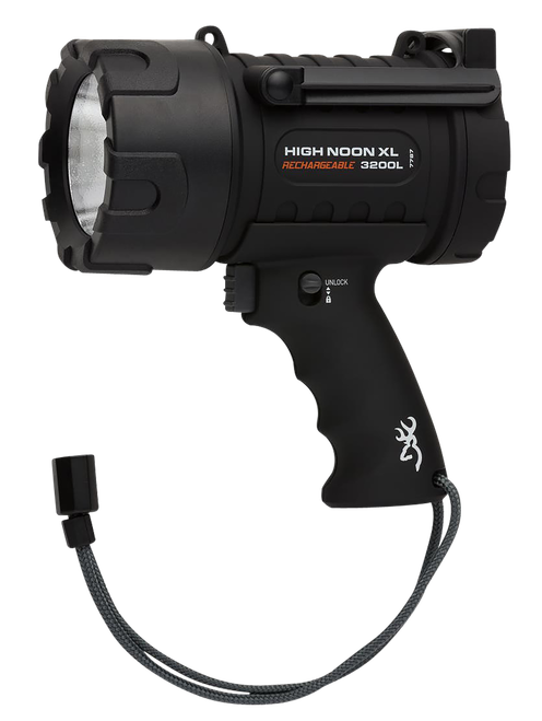Browning 3717787 High Noon XL Black 100-3200 Lumens White LED Polymer