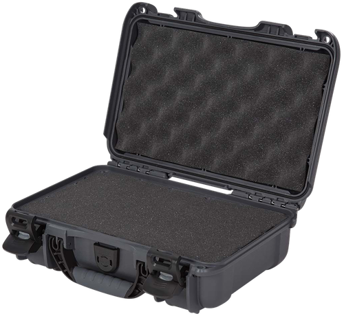 Nanuk 9091007 909  Waterproof & Airline Approved Graphite Resin w/ Cubed Foam 11.44" L x 7" W x 3.68" H Interior Dimensions