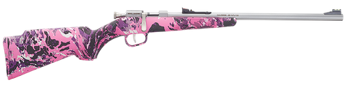 Henry H005RMG Mini Bolt  Youth 22 S/L/LR 1rd 16.25" Matte Stainless Steel Barrel, Matte Drilled & Tapped Stainless Steel Receiver, Muddy Girl Fixed w/Pistol Grip Synthetic Stock, Right Hand