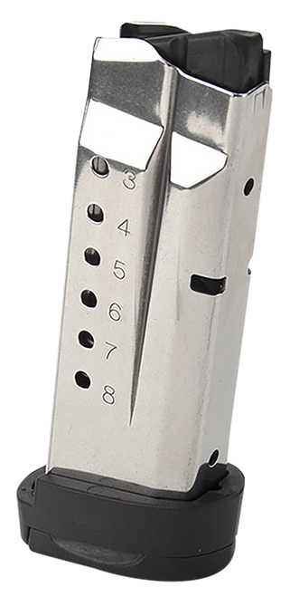 Ed Brown RMPMAG8SHIELD M&P  8rd Extended 9mm Luger Fit S&W M&P Shield Stainless Steel