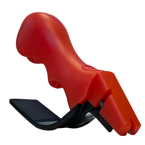 AccuSharp 1001C Sharpener Knife & Scissor Hand Held Diamond-Honed Carbide Sharpener Red