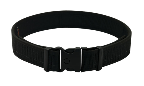Uncle Mikes-leather(1791) BLTUM40/44MBL Gun Belt  Matte Black Leather 40/44 1.50" Wide Buckle Closure