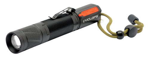 Cyclops CYCTF1200RC FX1200 Pocket Flashlight  Black 210/1200 Lumens White LED