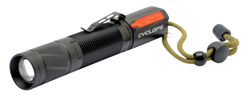 Cyclops CYCTF1200RC FX1200 Pocket Flashlight  Black 210/1200 Lumens White LED