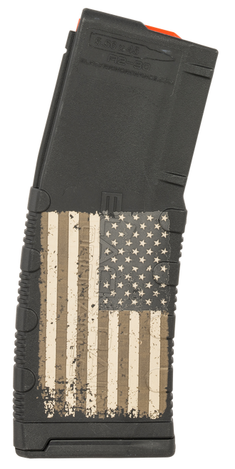 Black Rain Ordnance MAG30AMFLAG Magazine  30rd 223 Rem/5.56x45mm NATO American Flag Engraving Fits AR-15/M16/M4