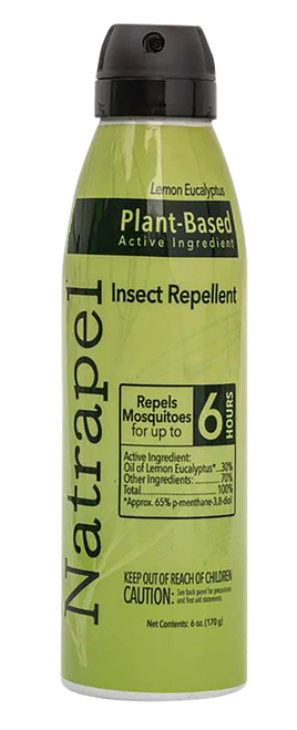 Natrapel 00066865 Lemon Eucalyptus  6 oz Aerosol Repels Ticks Effective Up to 6 hrs