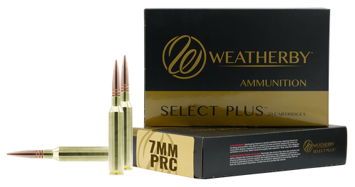 Weatherby F7PRC150SCO Select Plus  7mmPRC 150gr Swift Scirocco 20 Per Box/10 Case
