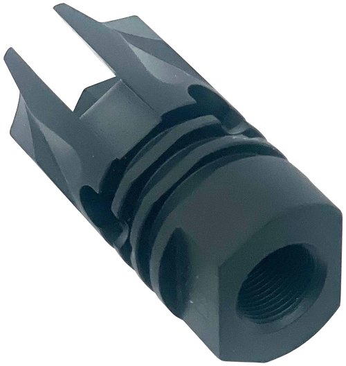 LBE Unlimited ARFH-REV REV Flash Hider 5.56mm (223 Cal) Black 1/2"-28 tpi Threads, Crush Washer