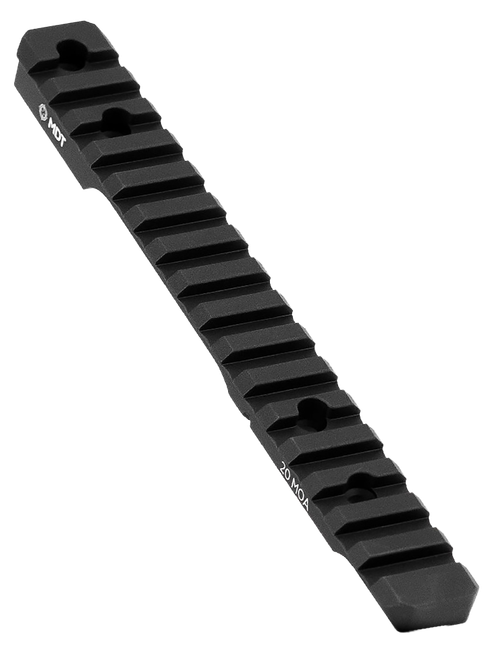 Mdt Sporting Goods Inc 102190BLK Picatinny Scope Rail  Black Anodized 11" Long Fits Tikka T3/T3x Short Action, 20 MOA