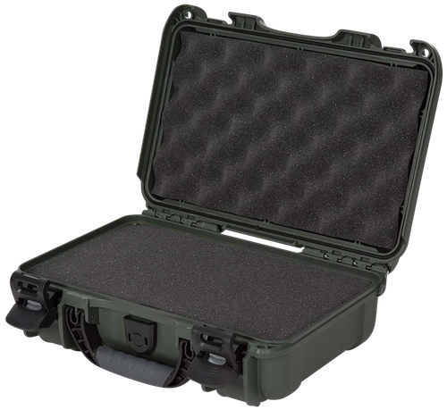 Nanuk 9091006 909  Waterproof & Airline Approved Olive Resin w/ Cubed Foam 11.44" L x 7" W x 3.68" H Interior Dimensions