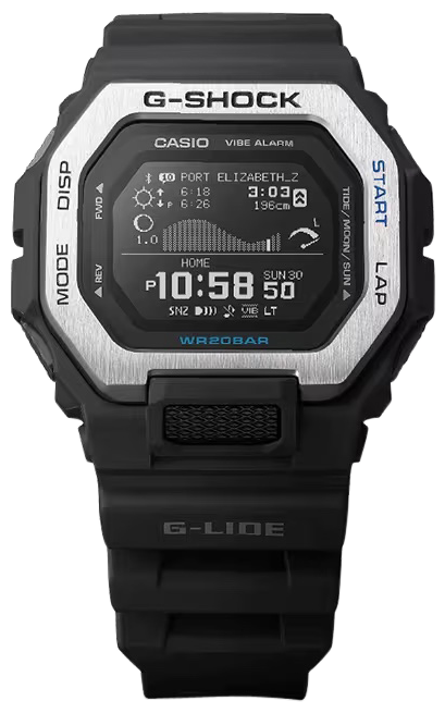 G-shock/vlc Distribution GBX1001CR G-Shock Tactical G-Glide Fitness Tracker Black Size 145-215mm