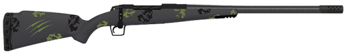 Fierce Firearms TWTROG300WIN24BF Twisted TI Rogue 300 Win 24" Black Cerakote Steel Threaded Barrel, Drilled & Tapped Titanium Receiver, LR Negative Comb Forest Camo Carbon Fiber Stock
