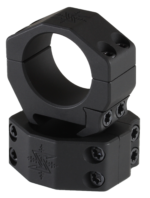 Seekins Precision 0010620018 Scope Rings  Matte Black 30mm AR High