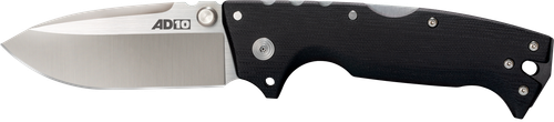 Cold Steel CS28DD AD-10  4" Folding Drop Point Plain S35VN SS Blade/Black G10 Handle Includes Pocket Clip