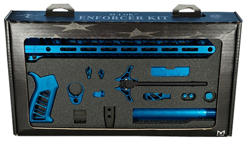 Timber Creek Outdoors TCOEKB Enforcer Complete Build Kit Blue Anodized for AR-15