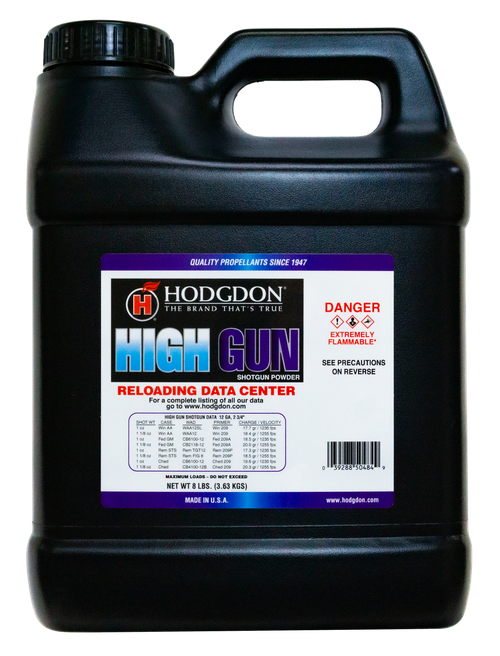 Hodgdon HG8 High Gun Powder Pistol/Shotgun 12 Gauge Gauge 8 lb