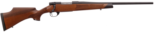 Weatherby VWR223RR0T Vanguard Camilla Compact 223 Win 5+1 20" Matte Blued #1 Threaded Barrel, Matte Blued Drilled & Tapped Steel Receiver, Grade A Turkish Walnut Monte Carlo Wood Stock